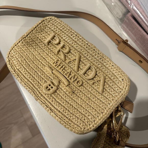 Prada Raffia Shoulder Bag - Picture 5 of 7